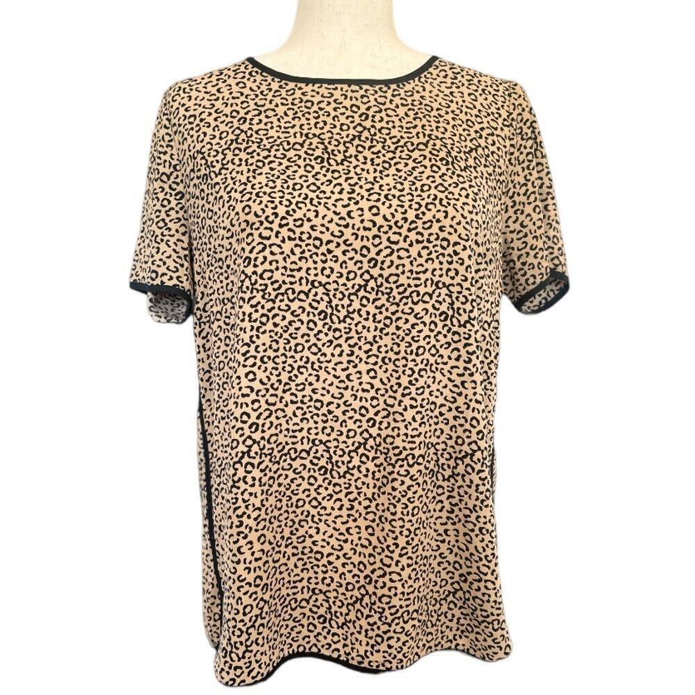 Vintage - Lumiere Brand - Animal Print Blouse - Size Small